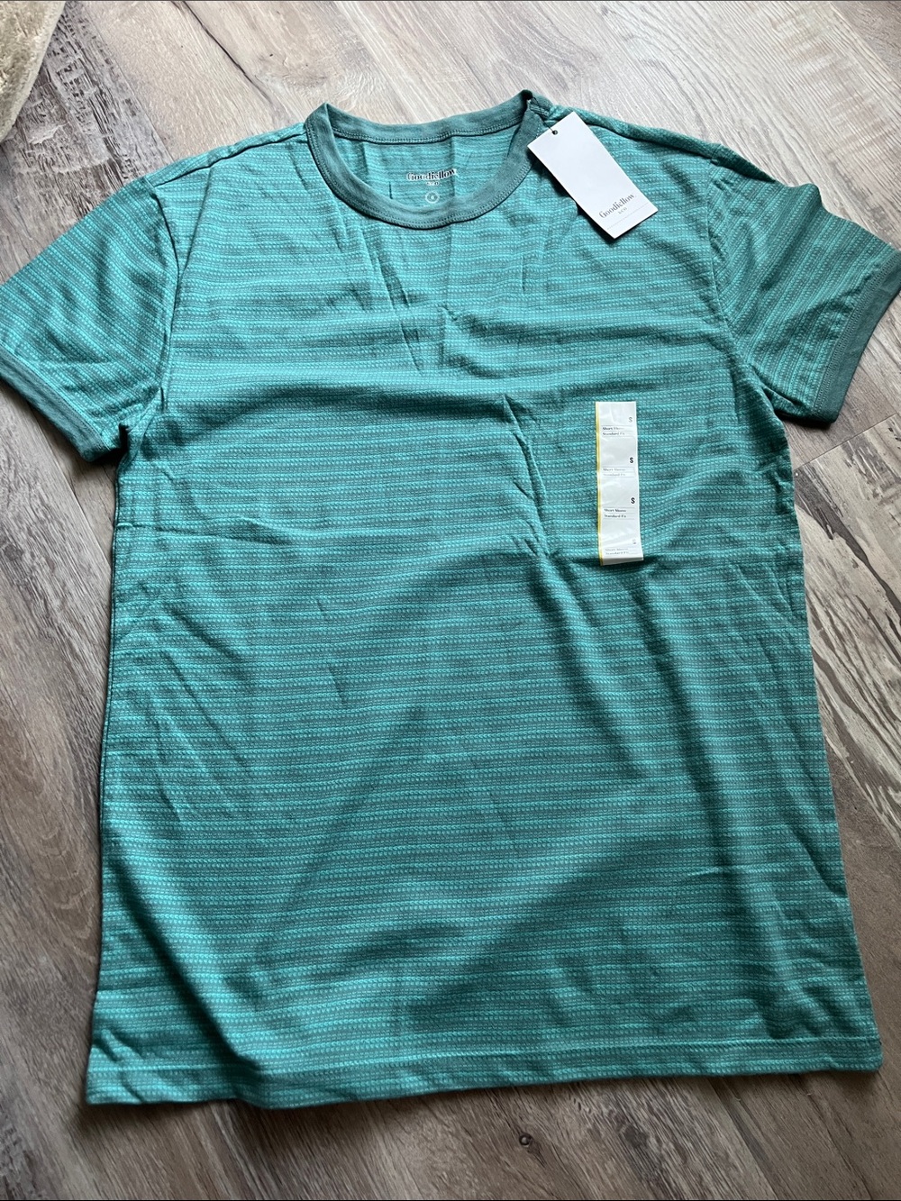 Goodfellow & Co Teal Green Short-Sleeve Crewneck Tee